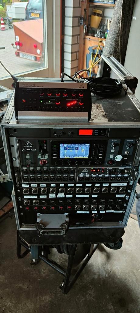 x32 Rack + S16 + extra's, Muziek en Instrumenten, Mengpanelen, Gebruikt, 20 kanalen of meer, Microfooningang, Ophalen
