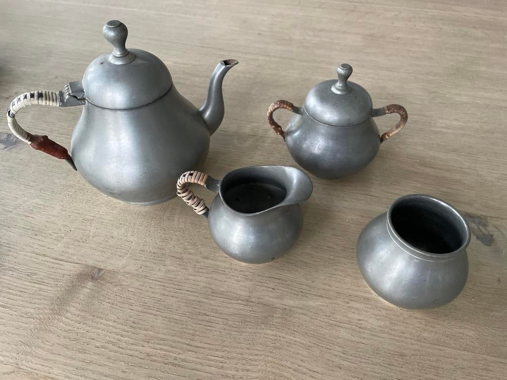 Tinnen thee set, Antiek en Kunst, Ophalen