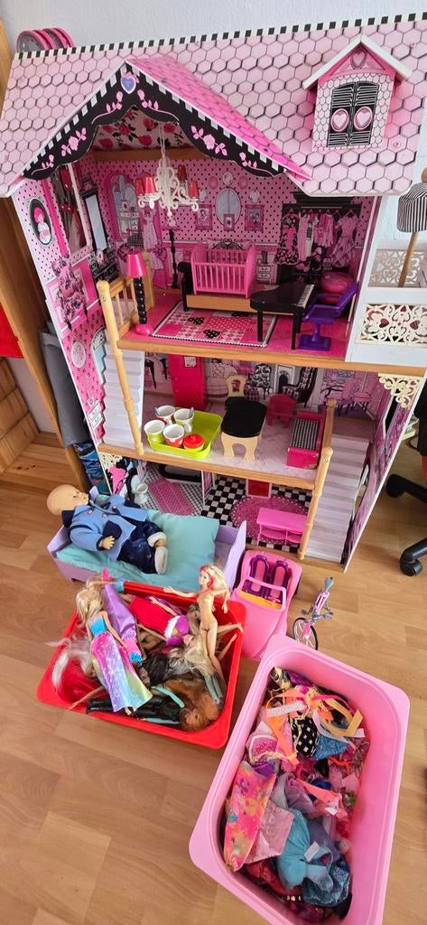 Barbie huis, Kinderen en Baby's, Speelgoed | Poppenhuizen, Ophalen, Poppenhuis