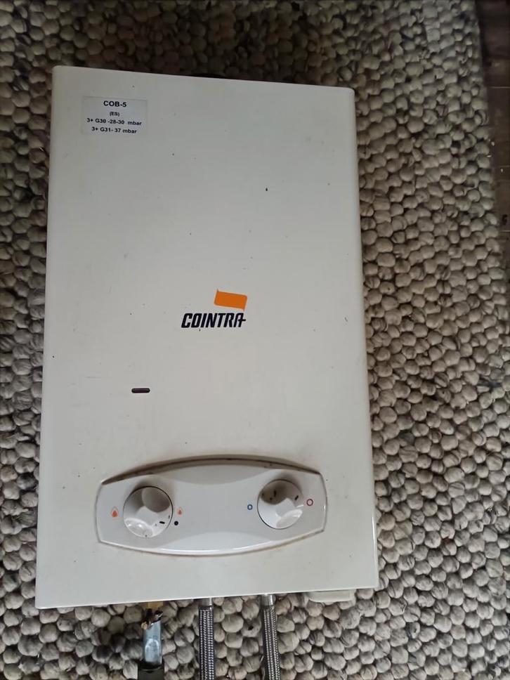 Camping geiser op batterijen - ideaal voor camper/caravan, Caravans en Kamperen, Kampeeraccessoires, Gebruikt, Ophalen