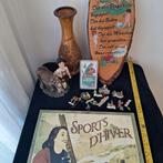 Tekstbord Alpen deco vaas Duitse speldjes souvenir, Ophalen