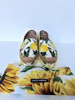 DOLCE & GABBANA Geel wit citroen espadrilles  Maat 38, Kleding | Dames, Schoenen, Dolce & Gabbana, Geel, Ophalen of Verzenden