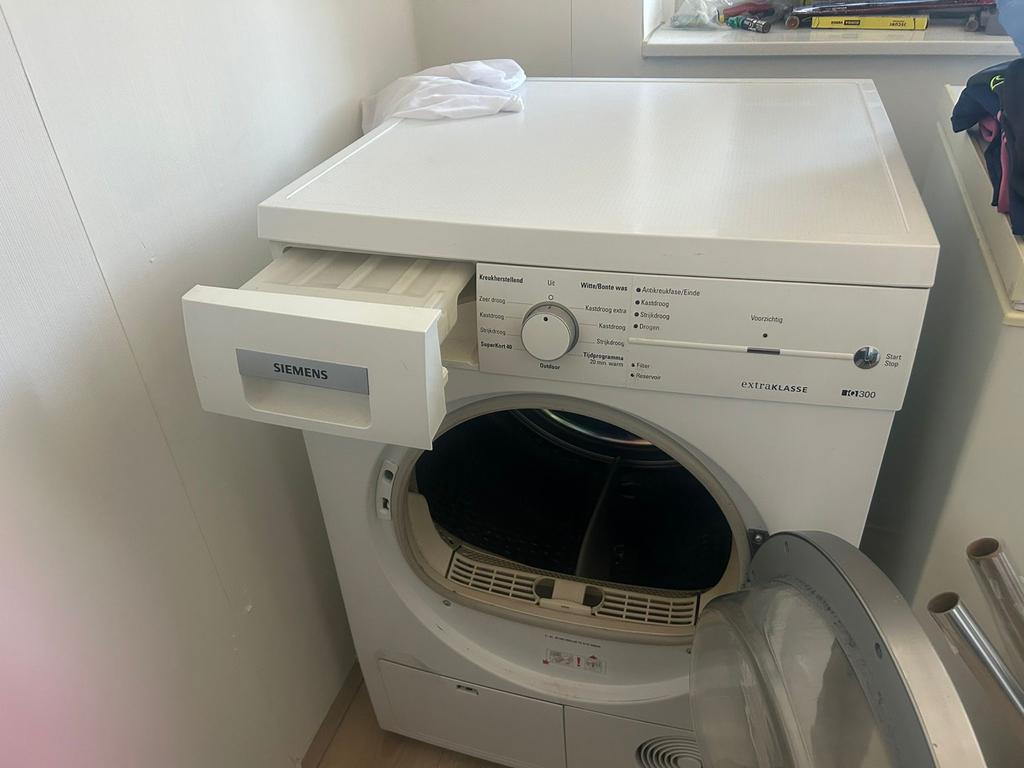 Siemens extraKlasse iQ300 Condensdroger, Ophalen, 6 tot 8 kg, Gebruikt, Voorlader