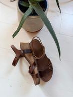 Panama Jack Sandalen bruin leer Maat 42 - ZGAN, Bruin, Zo goed als nieuw, Sandalen of Muiltjes, Ophalen of Verzenden