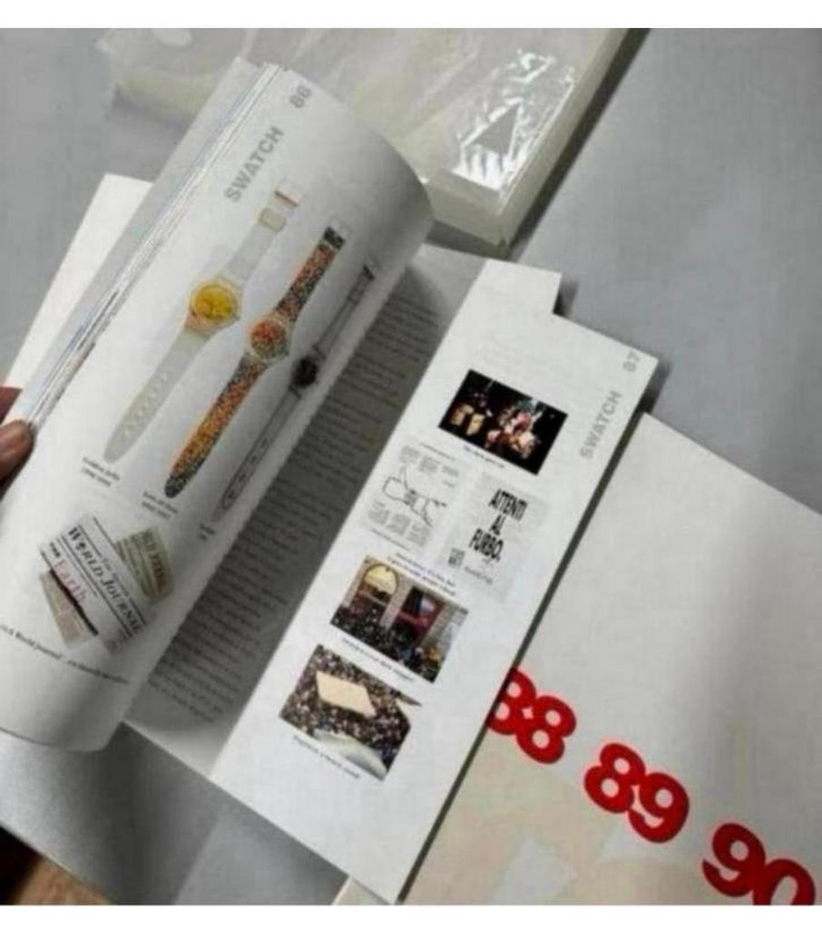 Swatch 1983-1992 Catalogus index & never ending story + hoes, Ophalen of Verzenden, Zo goed als nieuw, Catalogus