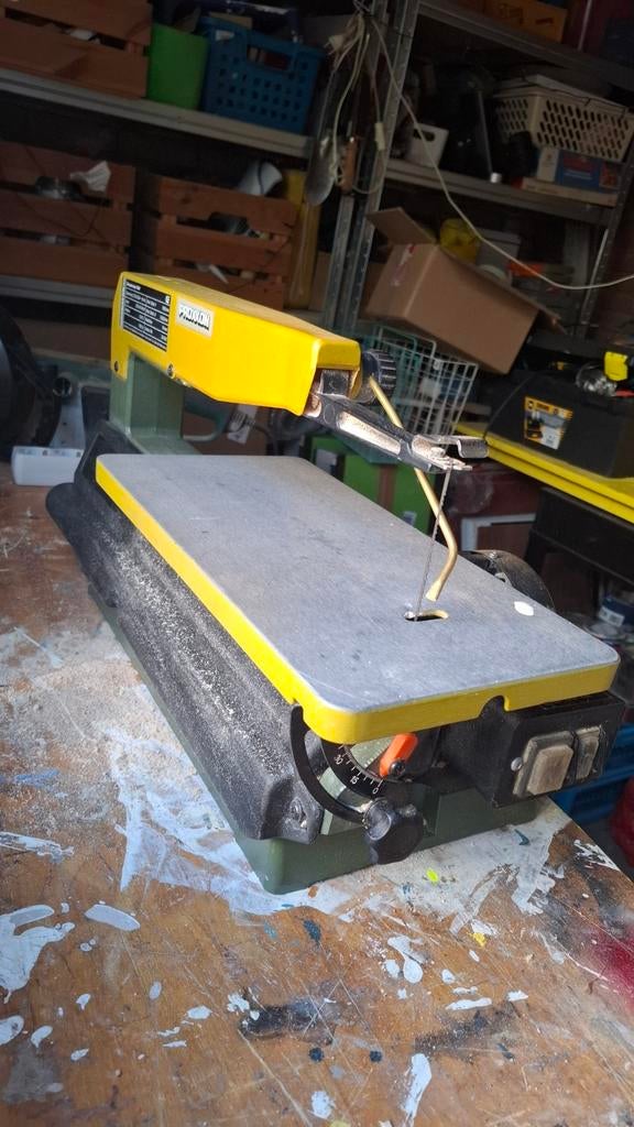 Proxxon DHS figuurzaagmachine met zaagjes, Doe-het-zelf en Verbouw, Gereedschap | Zaagmachines, Minder dan 30 mm, Gebruikt, Proxxon