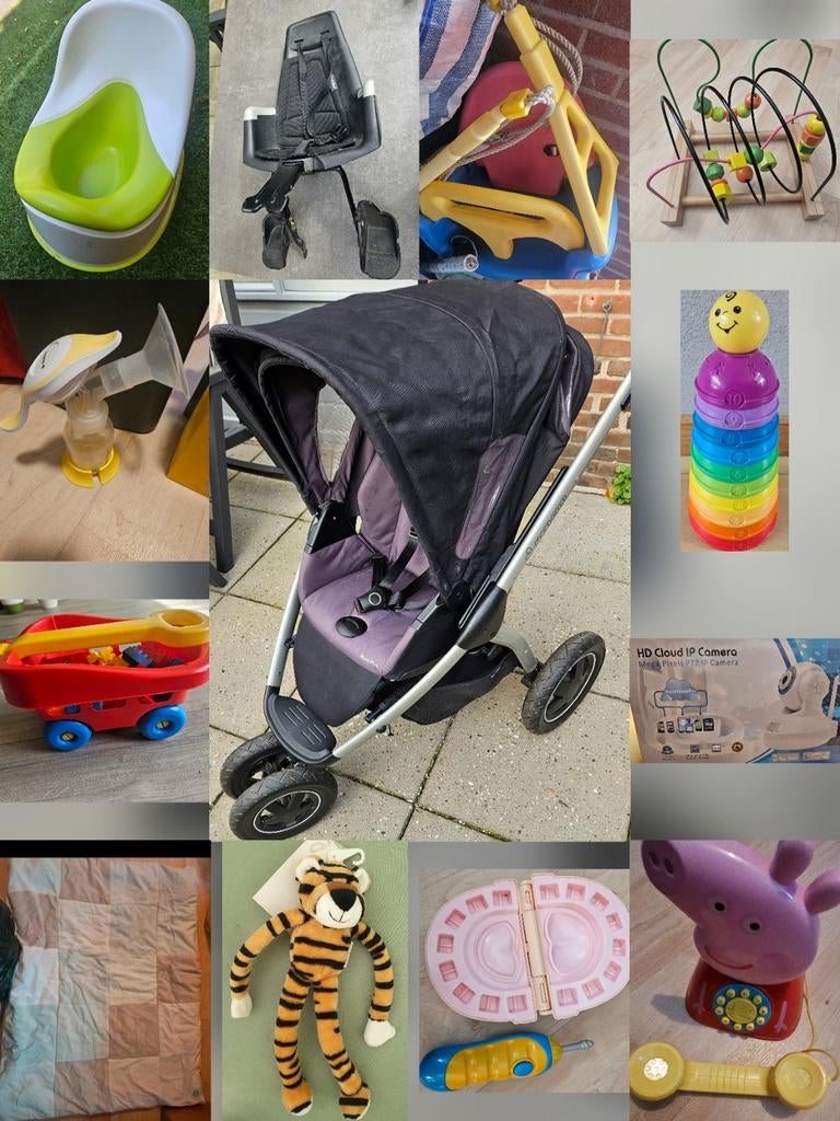 Grote partij babyspullen: van kinderwagen tot speelgoed, Ophalen of Verzenden, Gebruikt