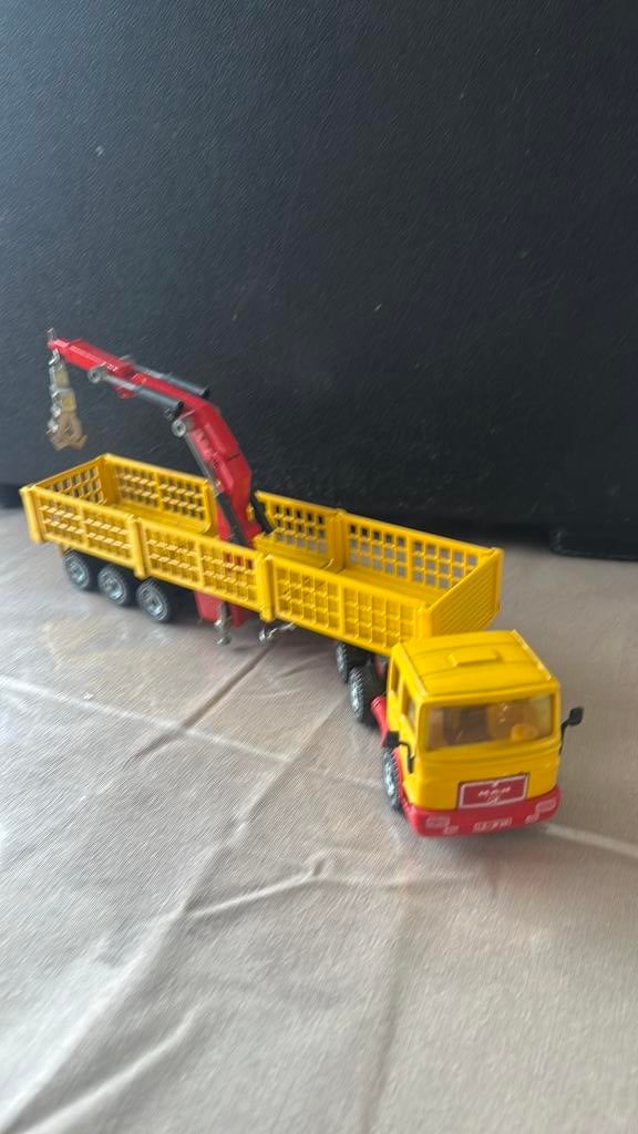 Siku 3415 MAN truck met laadkraan, Ophalen of Verzenden, Zo goed als nieuw