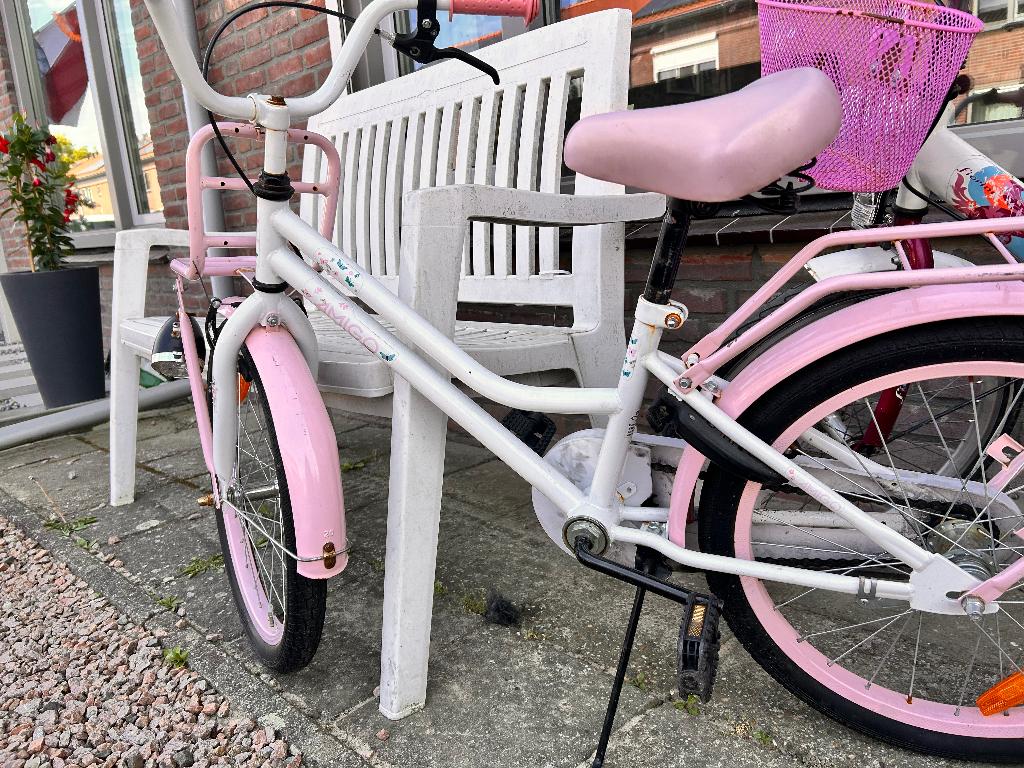 Meisjesfiets 20 inch, Fietsen en Brommers, Fietsen | Meisjes, Ophalen, Gebruikt, Handrem, 20 inch