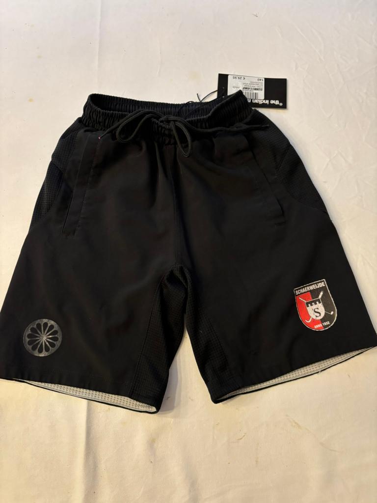 Zwarte Schaerwijde sportshort the indian maharadja - mt 140!, Broek, The Indian Maharadja, Ophalen of Verzenden, Zo goed als nieuw