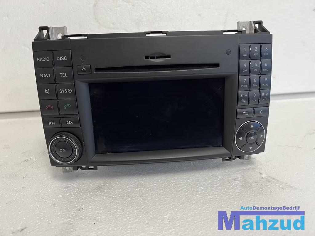 2008 Mercedes B Klasse W245 Navigatie radio W169 W639 W906, Gebruikt, Mercedes-Benz AG, Mercedes-Benz, Ophalen of Verzenden