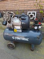 Contimac compressor 50 l tank, Doe-het-zelf en Verbouw, Compressors, 25 tot 100 liter, Ophalen, 200 tot 400 liter/min