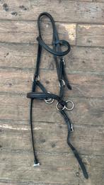 Zwart bitloos hoofdstel, maat cob, Dieren en Toebehoren, Paarden en Pony's | Hoofdstellen en Tuigage, Ophalen, Zo goed als nieuw