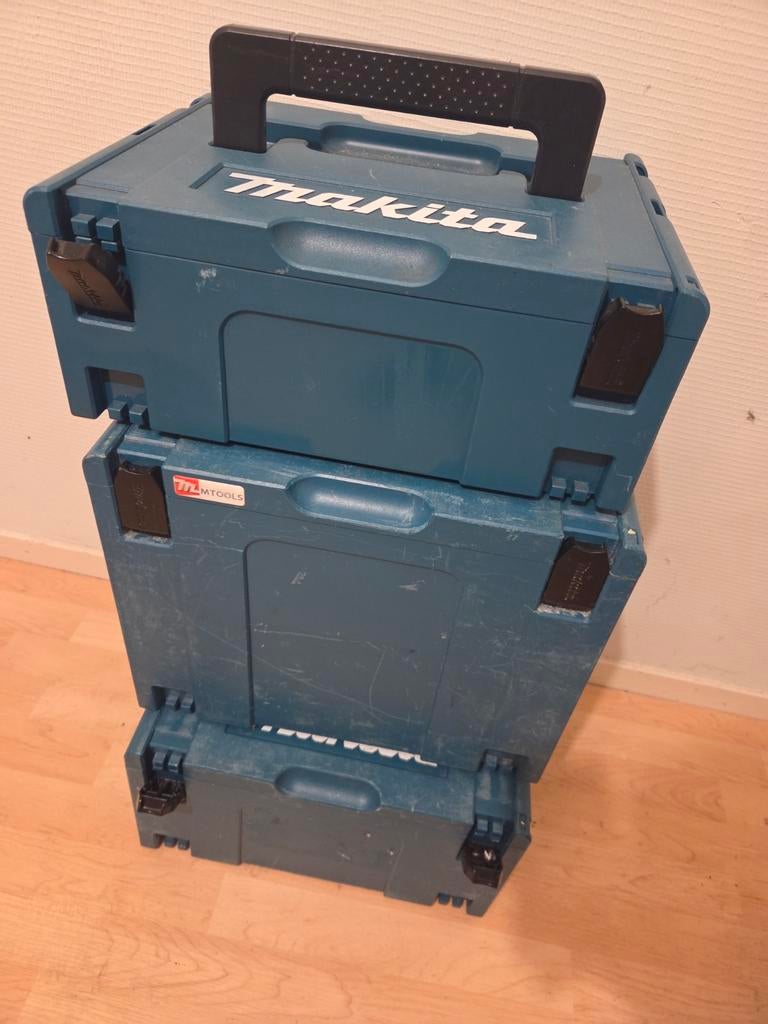 Makita gereedschapskoffers leeg, Ophalen of Verzenden, Zo goed als nieuw