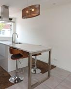 2 barkrukken Kingston, zo goed als nieuw walnoot bruin, Ophalen, 60 tot 90 cm, Zo goed als nieuw, In hoogte verstelbaar