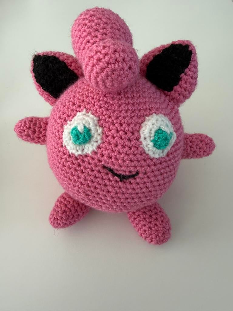 Leuke gehaakte Jigglypuff knuffel, Ophalen of Verzenden, Zo goed als nieuw, Overige typen