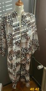 Magna Leopard Print Kimono/Vest Maat 40/42, Bruin, Maat 42/44 (L), Ophalen of Verzenden, Magna