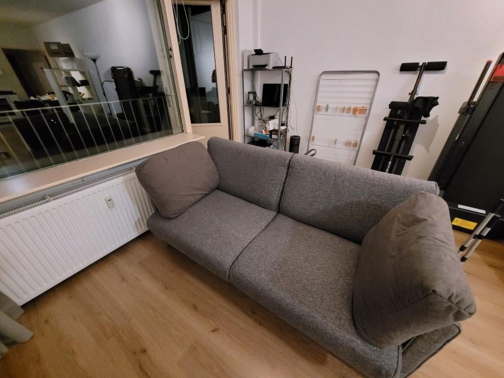 Foldable sofa-bed, Huis en Inrichting, Ophalen, Gebruikt, Twijfelaar, Grijs