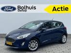 Ford Fiesta Titanium EcoBoost 100 pk | AUTOMAAT | Cruise | C, Auto's, Gebruikt, Blauw, 620 kg, 49 €/maand