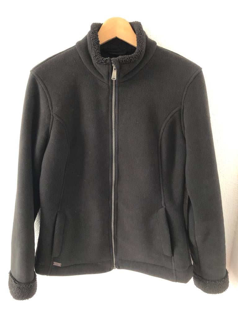 Regatta Fleece Jack Zwart Maat M, Ophalen of Verzenden, Gedragen, Maat 38/40 (M), Zwart