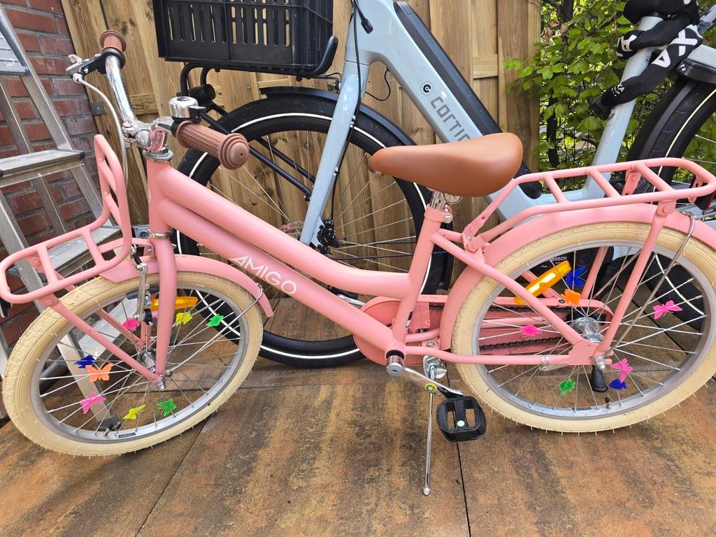 Meisjesfiets 20 inch, Fietsen en Brommers, Fietsen | Meisjes, Ophalen, Gebruikt, 20 inch