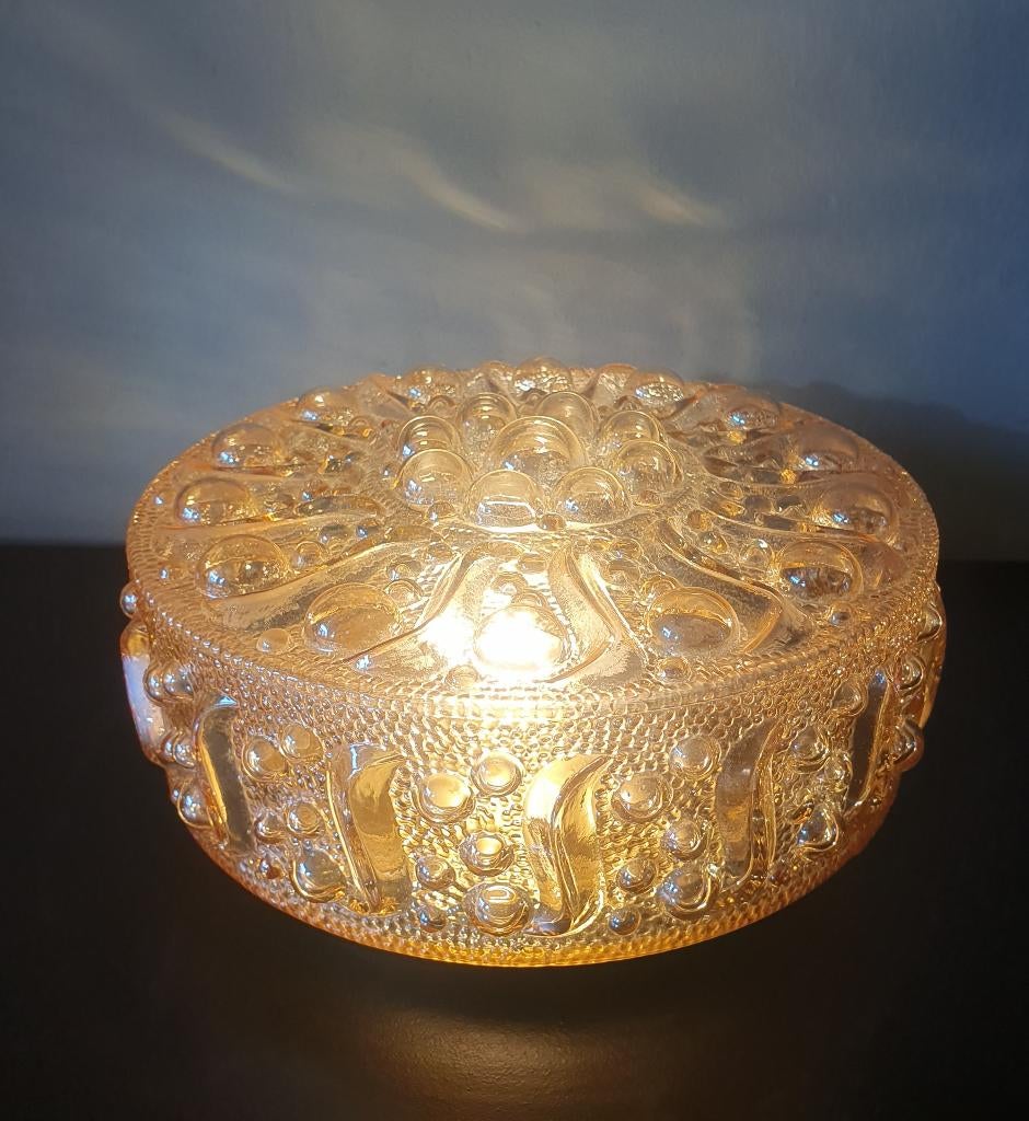 Vintage Wand/plafondlamp - parelmoer - Glashutte Limburg, Huis en Inrichting, Lampen | Wandlampen, Ophalen of Verzenden, Zo goed als nieuw