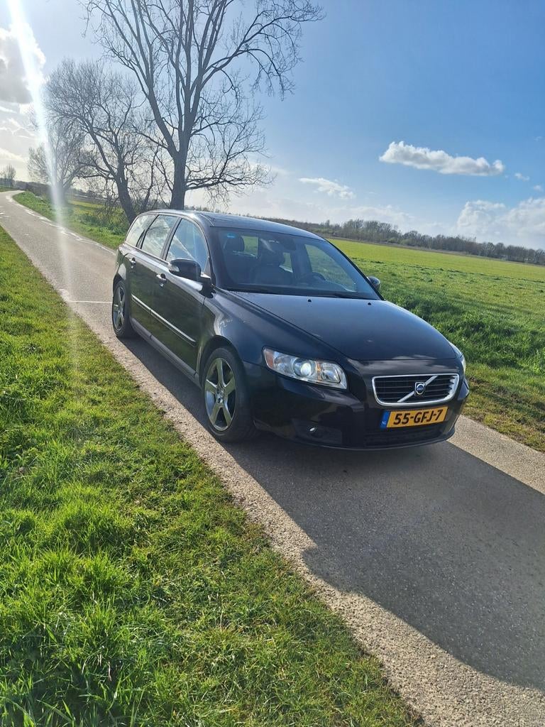 Volvo V50 2.0 D AUT 2008 Zwart, Auto's, Volvo, Particulier, V50, ABS, Airbags, Airconditioning, Automatische klimaatregeling, Boordcomputer