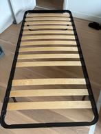 Logeerbed inklapbaar, Huis en Inrichting, Slaapkamer | Bedden, Ophalen, 90 cm, Eenpersoons, Zwart