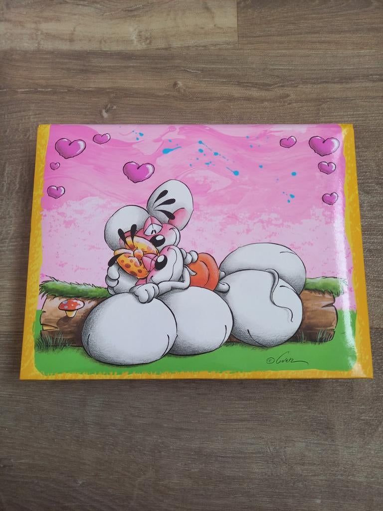 Diddl Schrijfwaren Set in Doosje met Spiegel, Ophalen of Verzenden, Diddl, Zo goed als nieuw, Pen, Potlood of Stift