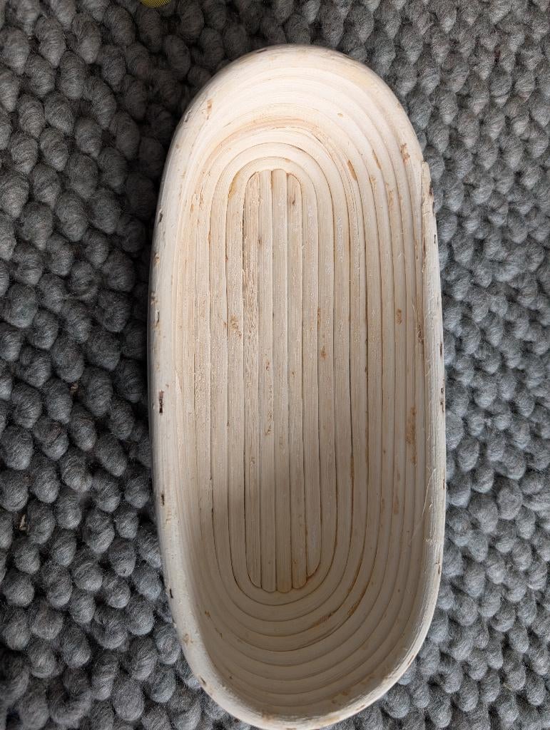 Rijsmandje Riet ovaal 30x14x7 cm, Beige, Ophalen of Verzenden, Overige materialen, Overige merken