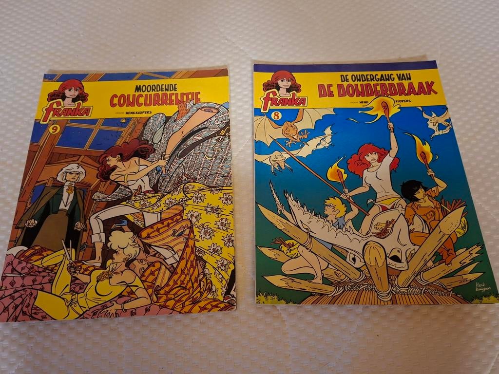 2 x Franka strips, Meerdere comics, Ophalen of Verzenden, Gelezen, Europa