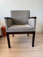 2x CJC Concepta Barcelona eetkamerstoelen grijsgroen/taupe, Ophalen, Gebruikt, Twee, Overige kleuren