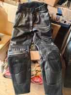Zwarte leren motorbroek, Motoren, Kleding | Motorkleding, Ophalen of Verzenden