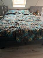 Boxspring bed met topper, Ophalen, Gebruikt, Tweepersoons, 200 cm