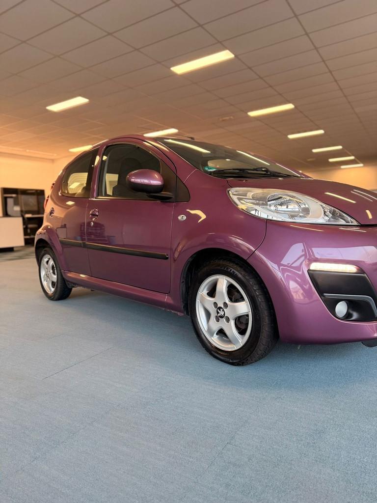 Peugeot 107 1.0 Active, Euro 5, Stof, Gebruikt, Zwart