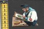Matroos maakt cadeautje voor thuis antiekpoezieplaatje(779), Verzamelen, Poesieplaatjes, Ophalen of Verzenden