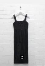 Ted Baker - Prachtige linnenmix Jurk maat 1/36 - Nieuw €230, Zwart, Nieuw, Ophalen of Verzenden, X