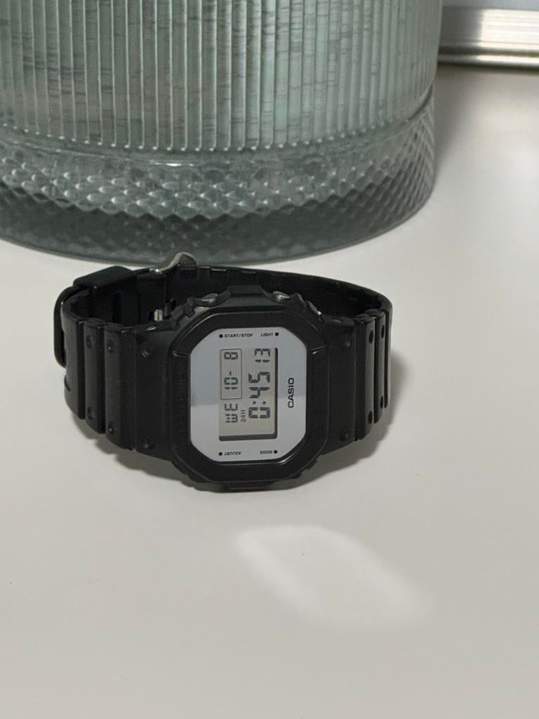 Casio G-Shock Special edition Metallic Mirror FaceDW5600BBMA, Verzenden, Waterdicht, Zo goed als nieuw, Zwart