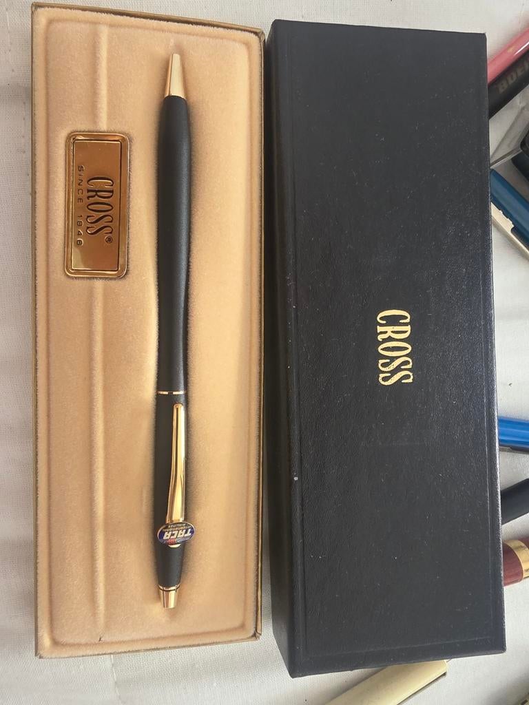 Cross Since 1846 pen in doos en origineel Cross Black 2502, Verzamelen, Ophalen of Verzenden, Balpen, Cross