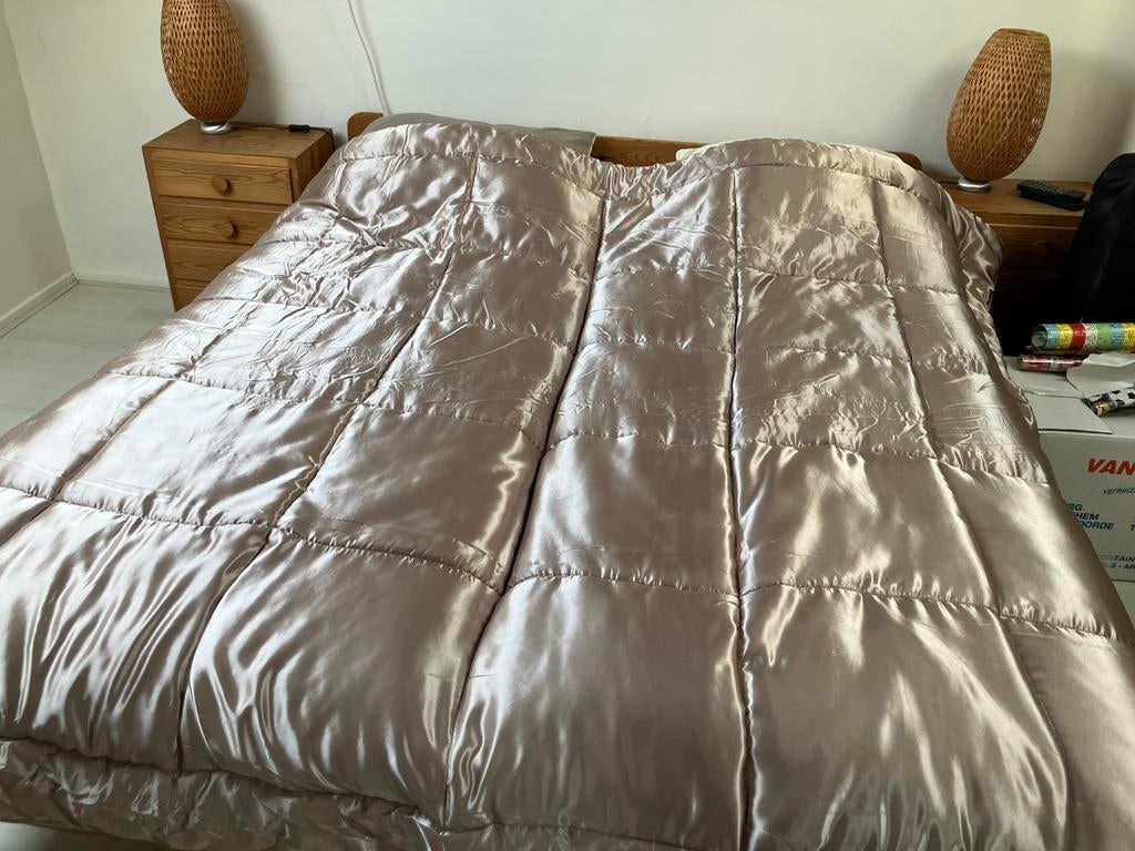 2 persoons bed 160x200, Huis en Inrichting, Slaapkamer | Beddengoed, Ophalen, Gebruikt, Tweepersoons, Wit
