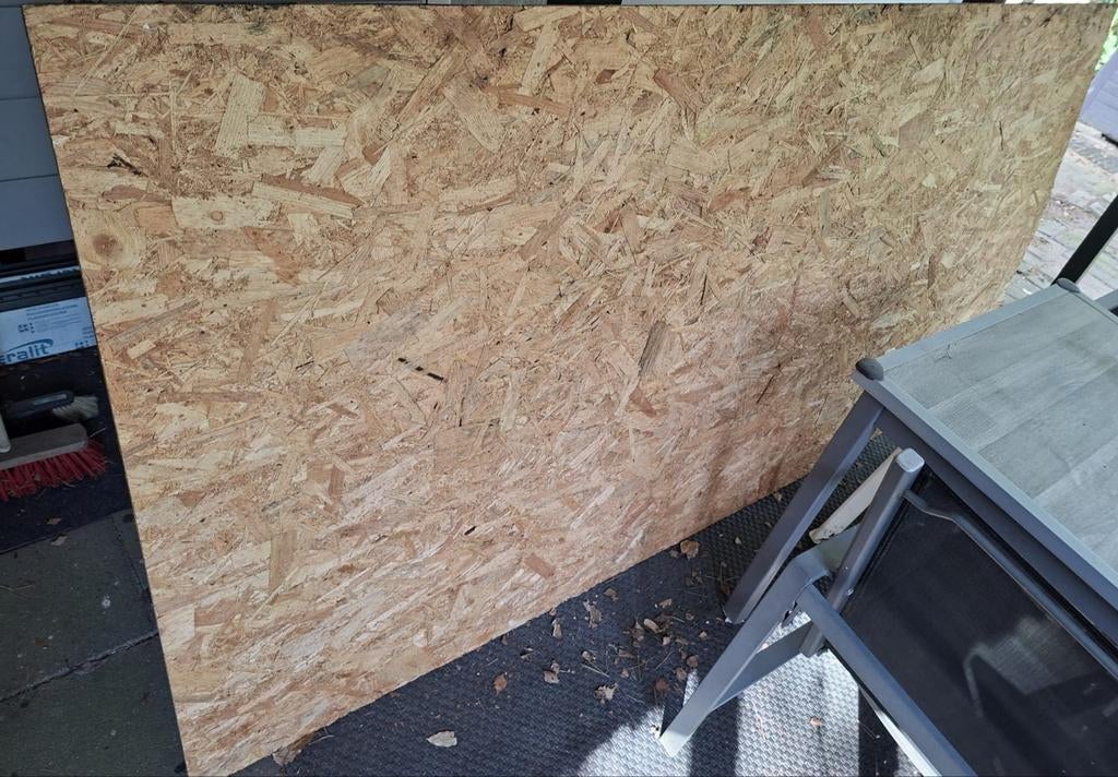 2 ozb platen 8mm, Doe-het-zelf en Verbouw, Platen en Panelen, Ophalen