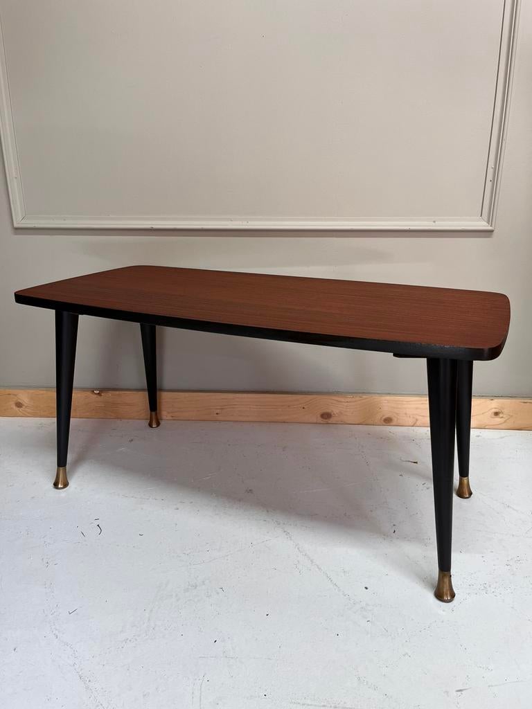 Salontafel vintage retro opgeknapt tafell, Minder dan 50 cm, 50 tot 100 cm, Ophalen of Verzenden, Zo goed als nieuw