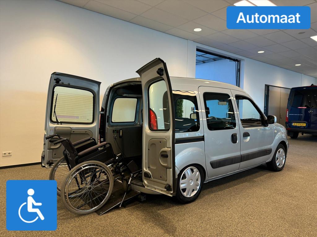 Renault Kangoo Rolstoelauto Automaat (airco) 3+1, Auto's, Automaat, Stof, Gebruikt, 49 €/maand
