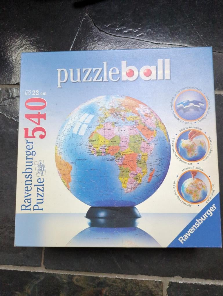 Puzzel bal 540 stukjes, Ophalen of Verzenden, 500 t/m 1500 stukjes, Zo goed als nieuw, Rubik's of 3D-puzzel