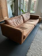 WOOD Rodeo Classic 2,5-zits bank ecoleer cognac, Ophalen, Gebruikt, Driepersoons, Rechte bank