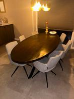 Degelijke nette eetkamertafel 240x110cm, Ophalen, 100 tot 150 cm, 200 cm of meer, Zo goed als nieuw