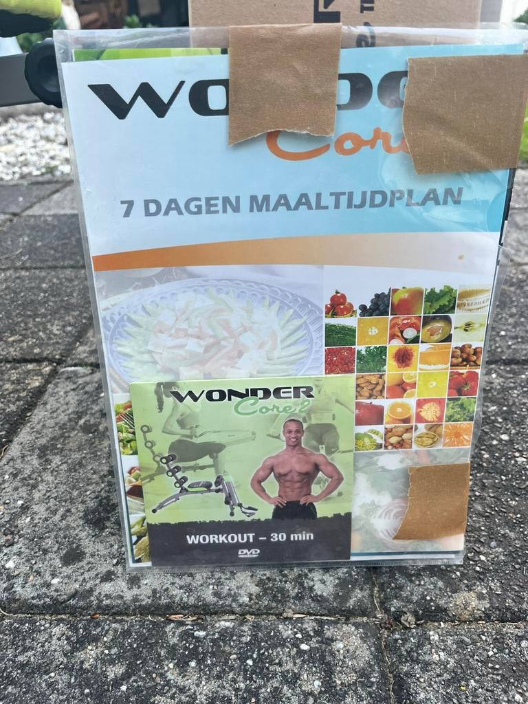 Wonder Core II Roeitrainer met DVD en Maaltijdplan, Gebruikt, Armen, Ophalen of Verzenden, Metaal