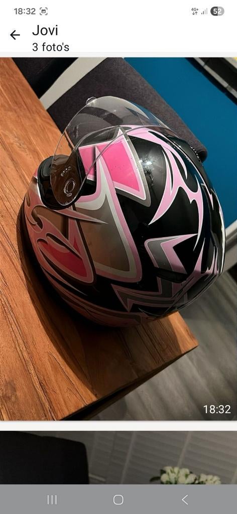 Motorhelm maat xs, Motoren, XS, Integraalhelm, Tweedehands, Ophalen