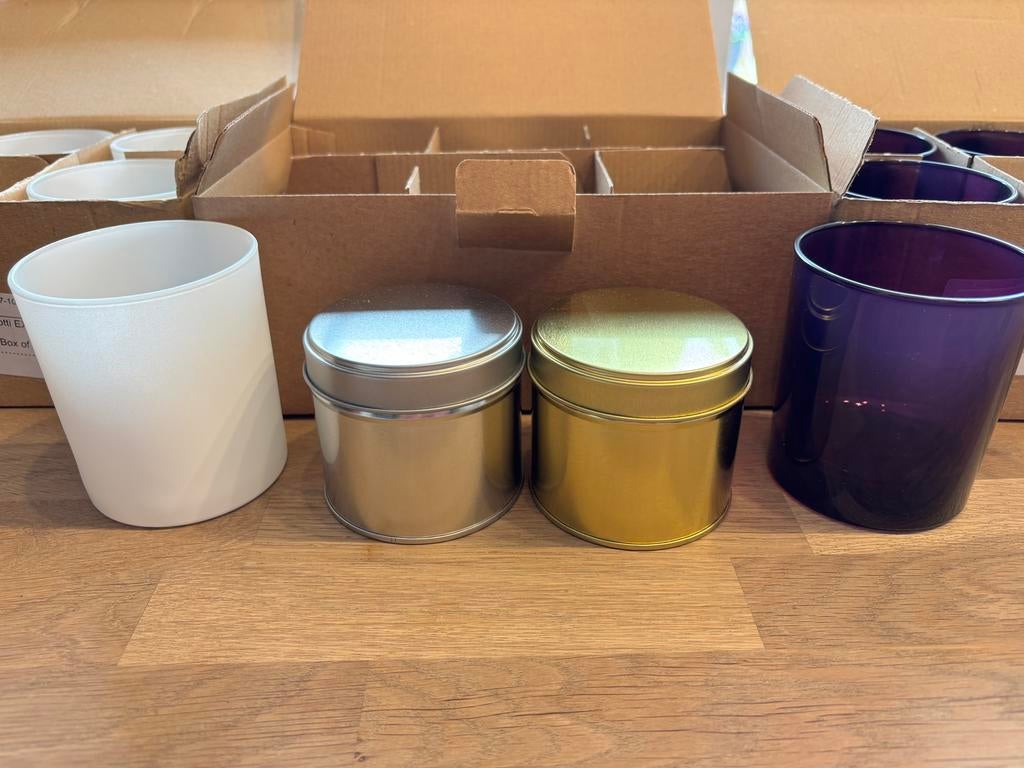 Kaarsen glaasjes 30cl, Overige materialen, Overige kleuren, Nieuw, Ophalen of Verzenden