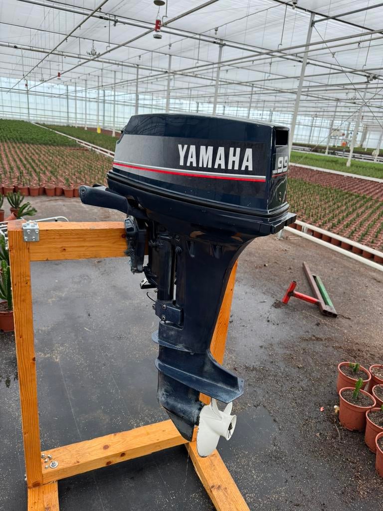 Yamaha 15 pk 2 takt, Ophalen, Zo goed als nieuw, Zwart